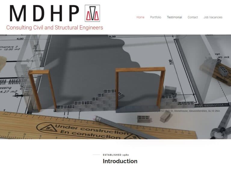 MDHP New Website Design