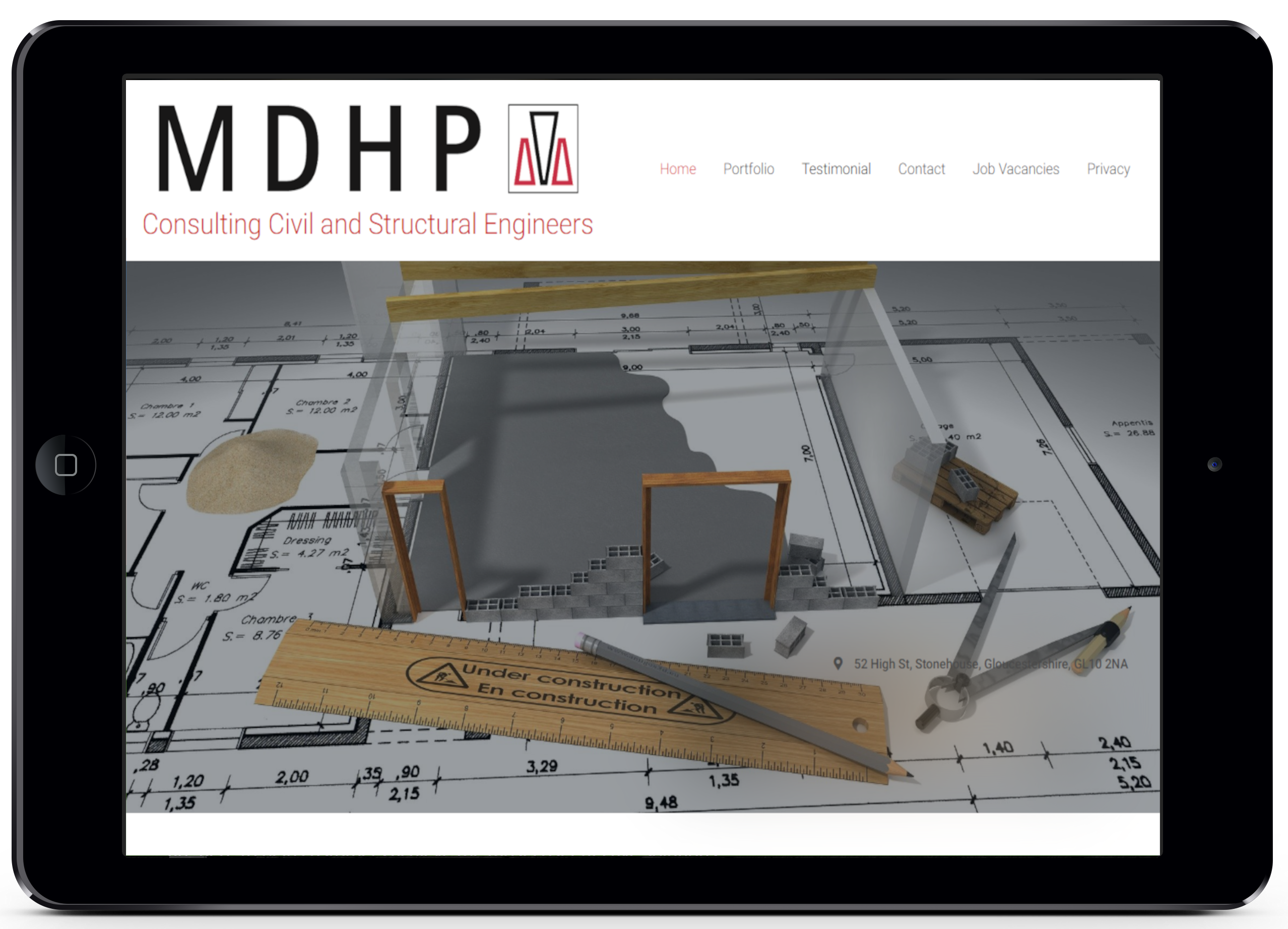 MDHP Website - Edition1 Website Design Stroud Gloucestershire
