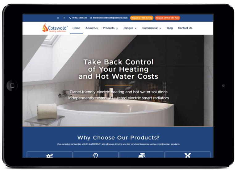 Cotswold Heating Solutions Website