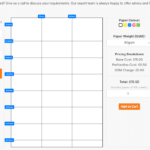 perforated paper custom options