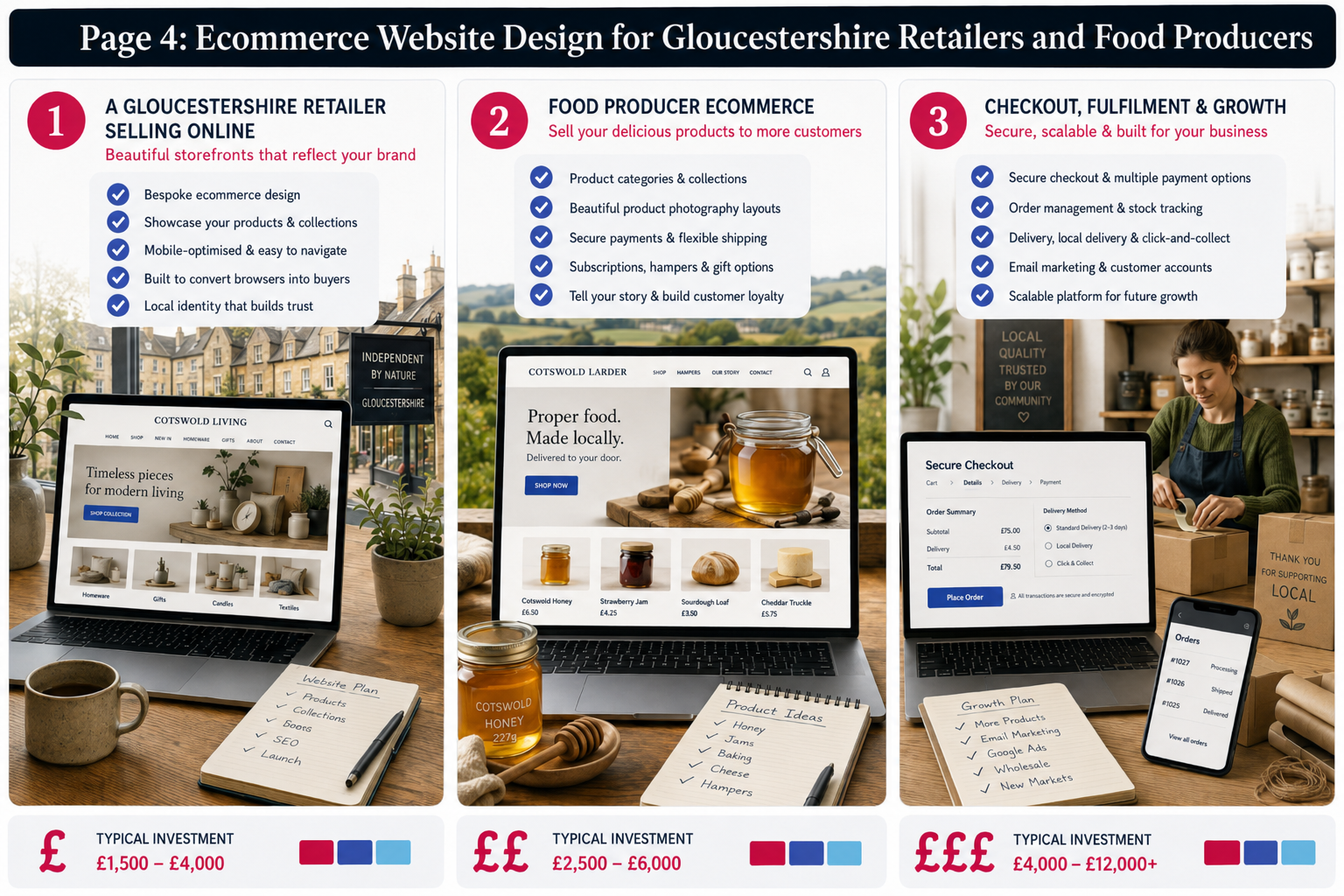 Ecommerce Website Design in Gloucestershire