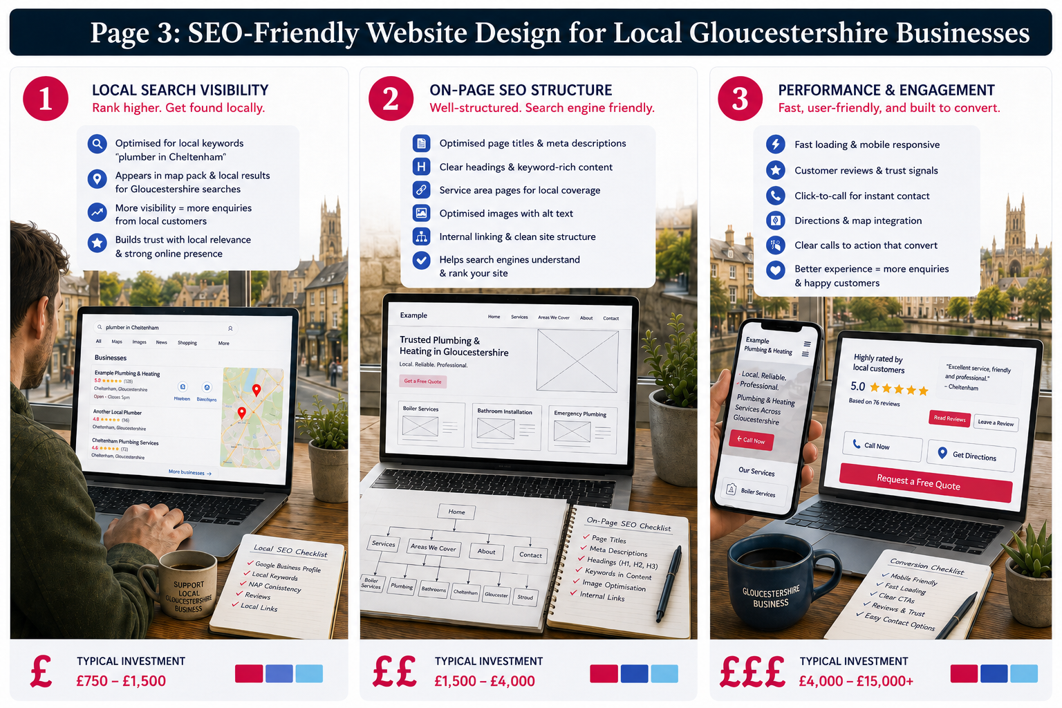 SEO Website Design Gloucestershire
