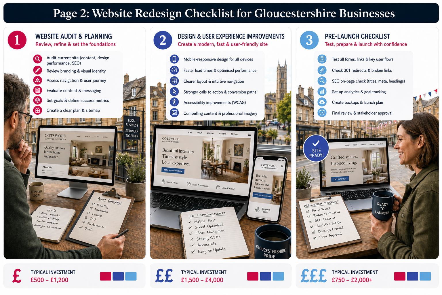 Website Redesign Gloucestershire